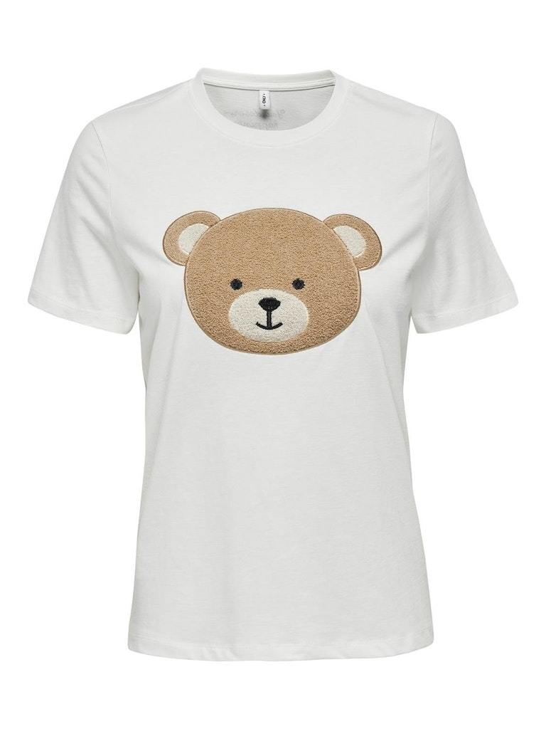 Only - T-shirt donna | onlteresa reg s/s teddy top box jrs