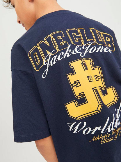 T-Shirt - Jjjunior Jorcole Back Print Tee Ss Volume Jnr