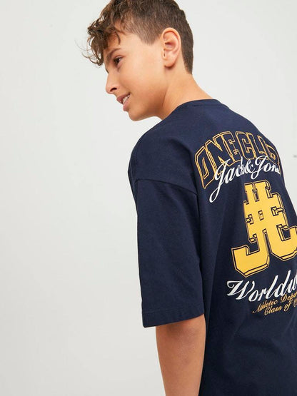 T-Shirt - Jjjunior Jorcole Back Print Tee Ss Volume Jnr