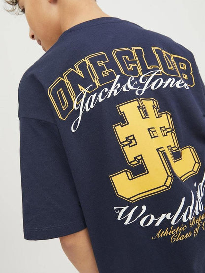 T-Shirt - Jjjunior Jorcole Back Print Tee Ss Volume Mni