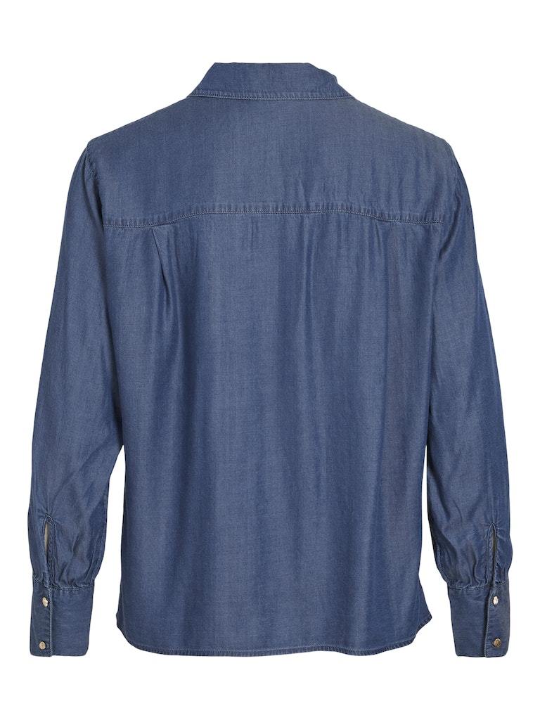 Camicia Jeans - Vila Viurla L/S Shirt Dbd/R