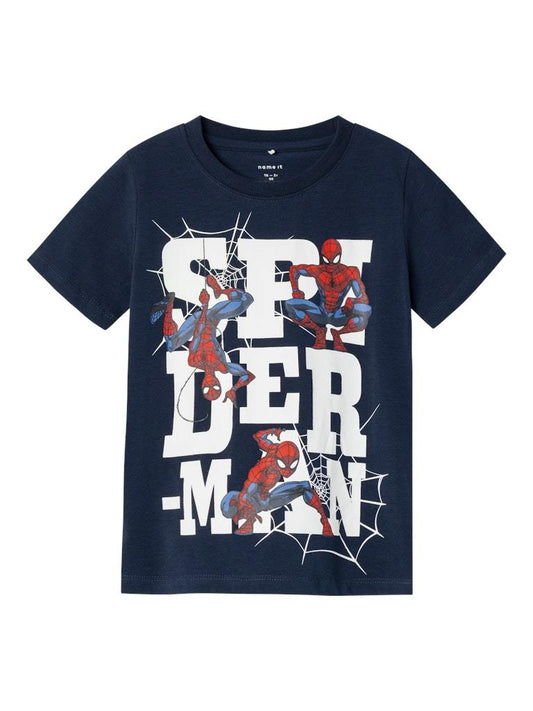 T-Shirt - Name It Nmmmakan Spiderman Ss Top Mar