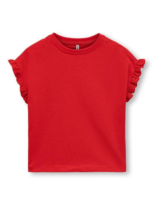 T-Shirt - Only Kids Kmgiris S/S Emb Top Jrs