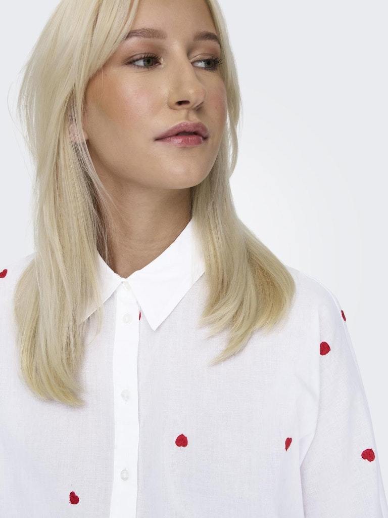 Only - Camicia - Donna | onlnew lina grace ls emb shirt noos wvn