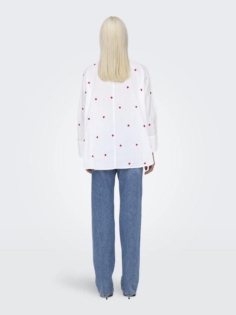 Only - Camicia - Donna | onlnew lina grace ls emb shirt noos wvn