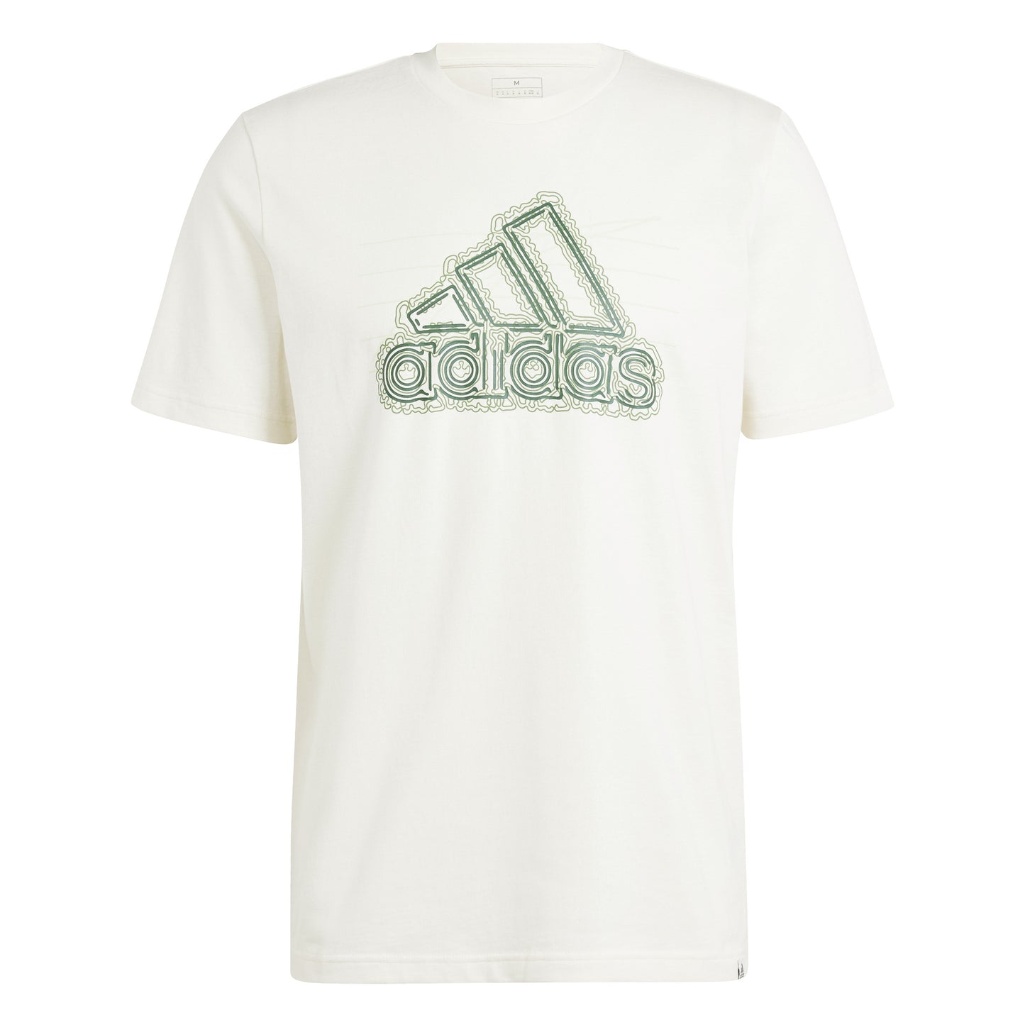 Adidas T-shirt in cotone con grafica Badge of Sport.
