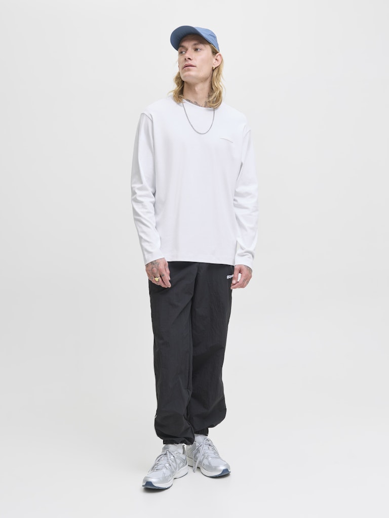 JACK&JONES - Tshirt manica lunga - Uomo | JCOFUSION INTERLOCK TEE LS CREW NECK