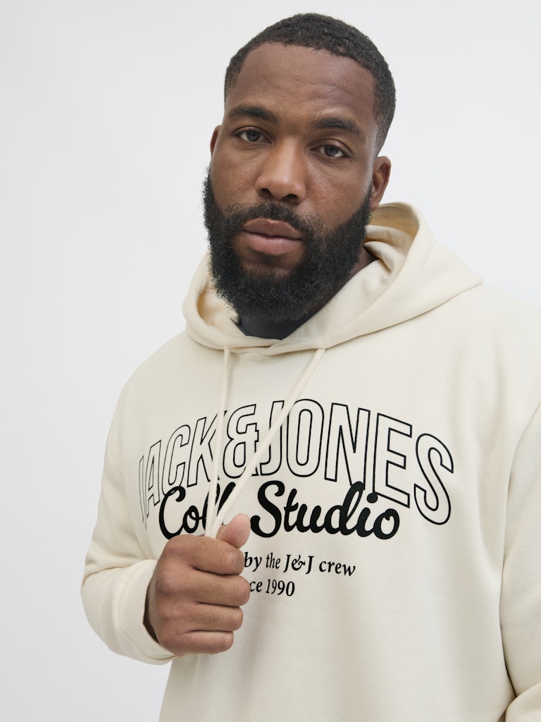 JACK&JONES PLUS - Felpa - Uomo | JJMAKOTO SWEAT HOOD PLS