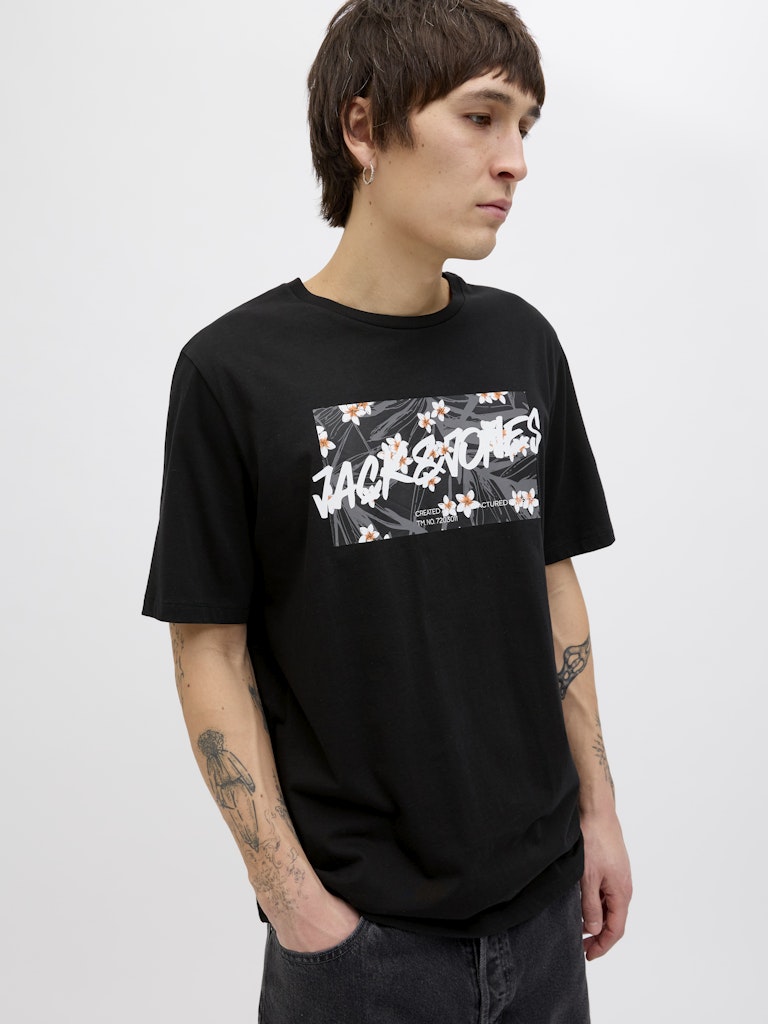 Jack&Jones - T-shirt - Uomo | jjhawaii shape tee ss crew neck ln