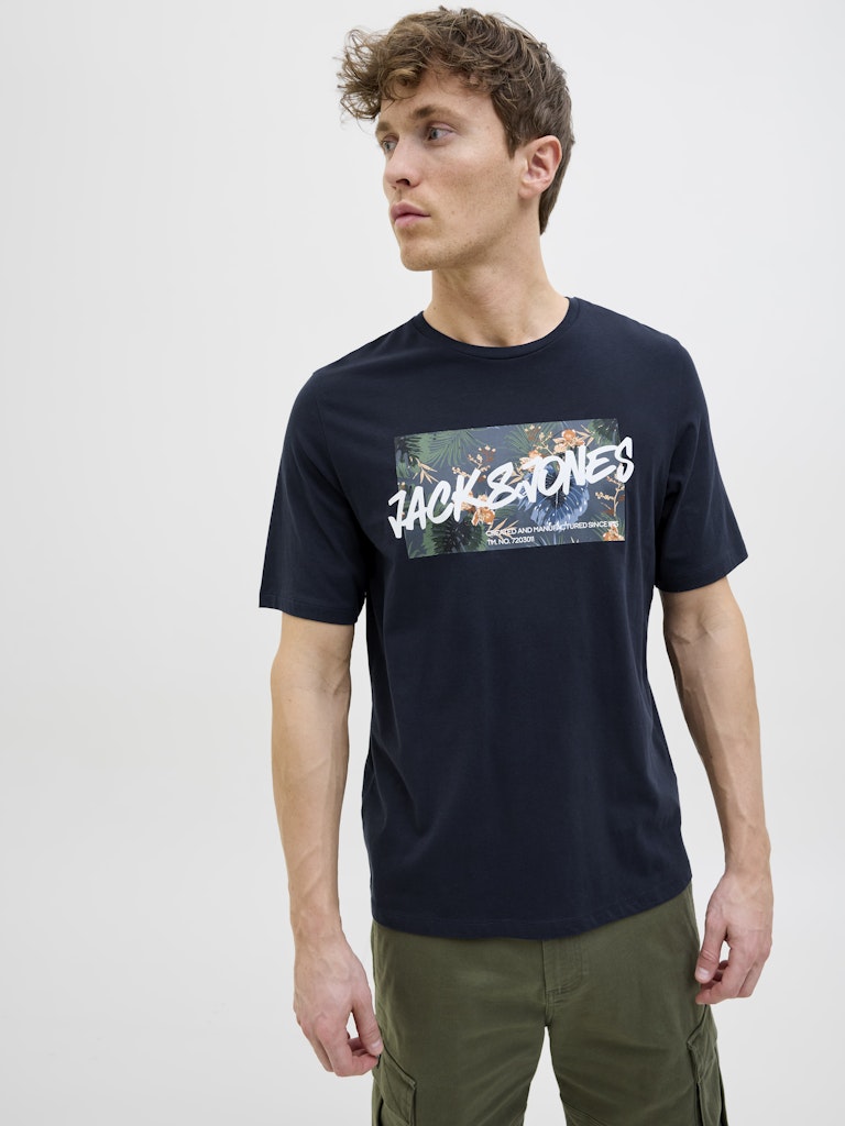 Jack&Jones - T-shirt - Uomo | jjhawaii shape tee ss crew neck ln