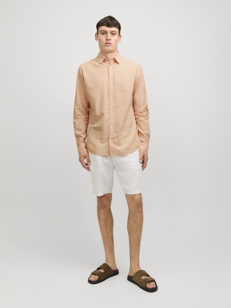 Jack&Jones - Camicia - Uomo | jjelinen blend shirt ls sn