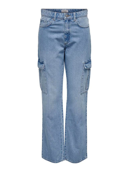 Jeans - Only Onlriley Hw Str Cargo Dnm Pim875 Noos