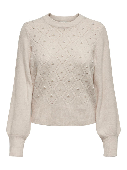 Pullover Onlleandra Ls Pearl Oneck Cc Knt Only