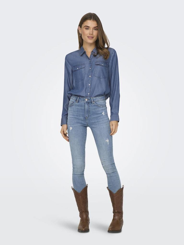 Camicia Jeans - Jdy Jdyjasper L/S Shirt Wvn