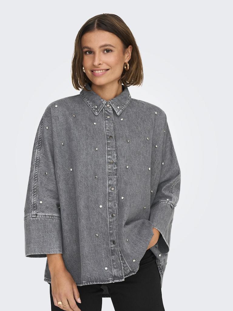 Only - Camicia - Donna | onlgrace 3/4 rhinestone mg dnm shirtnoos