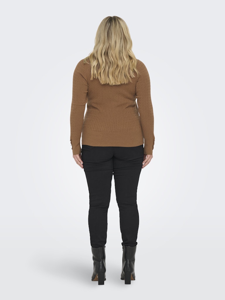 Only Carmakoma - Pullover - Donna curvy | carlorelai ls cable rollneck knt