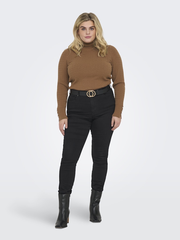 Only Carmakoma - Pullover - Donna curvy | carlorelai ls cable rollneck knt
