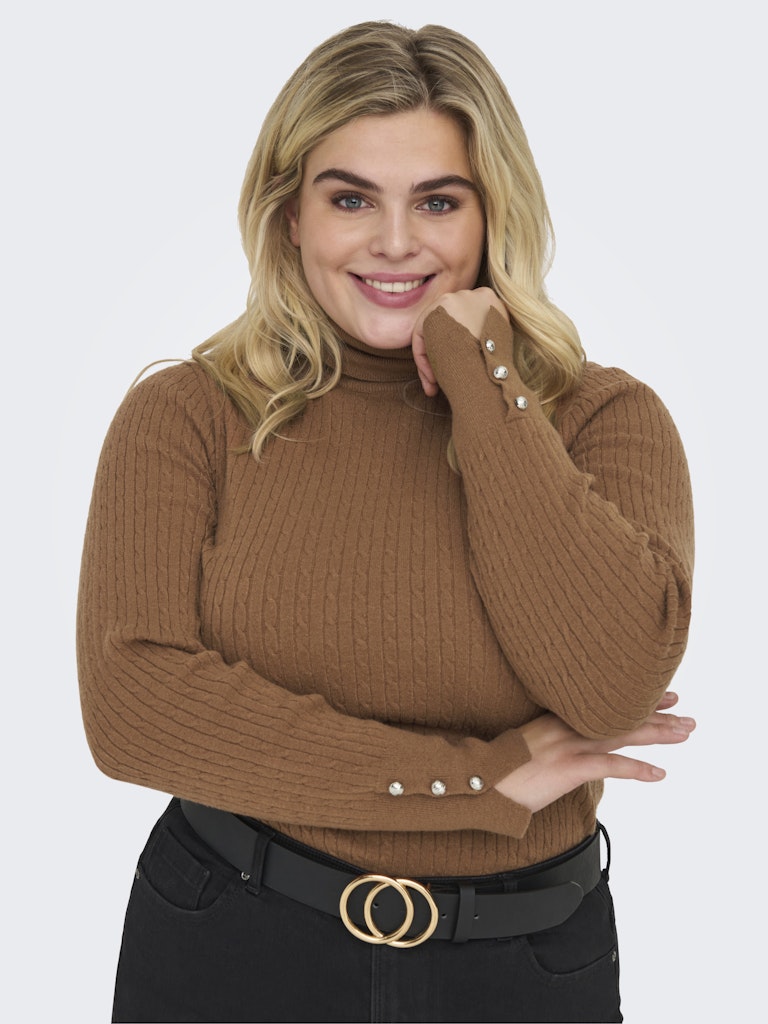 Only Carmakoma - Pullover - Donna curvy | carlorelai ls cable rollneck knt