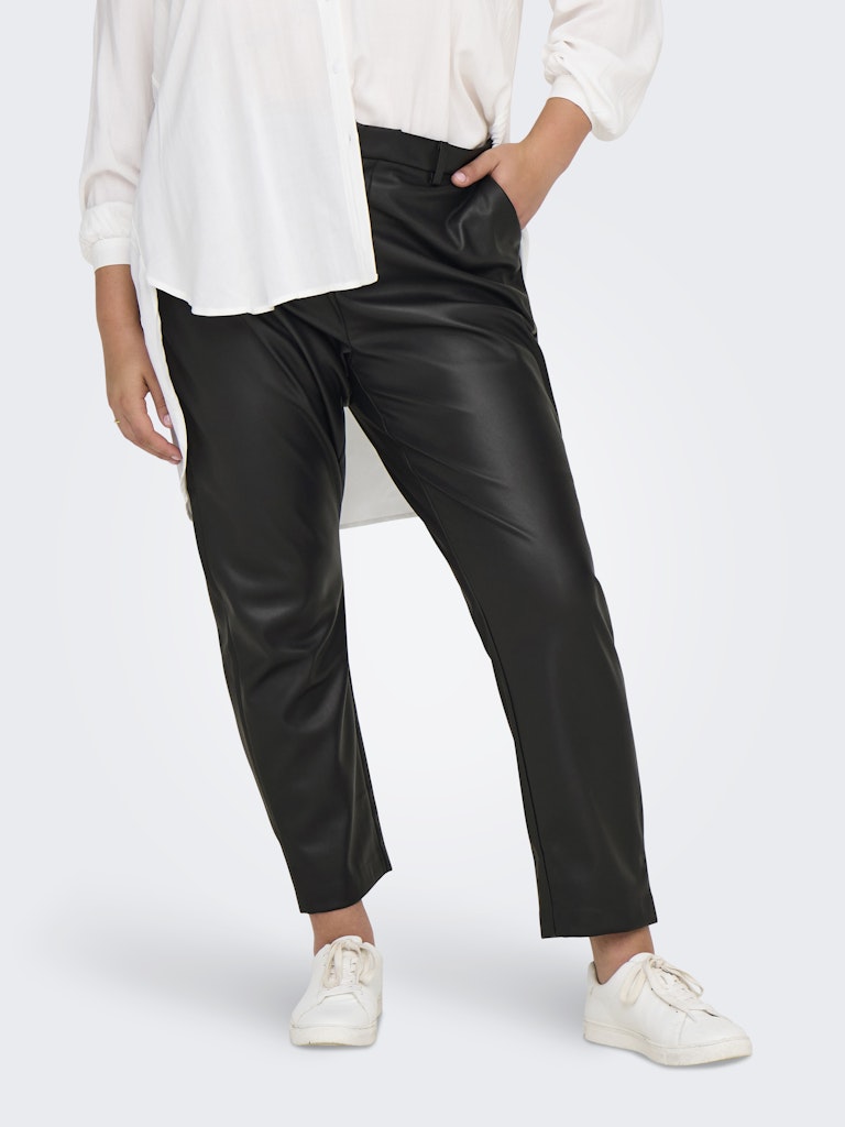 Only Carmakoma - Pantalone - Donna curvy | carmiri life mw faux lea cigarette pnt