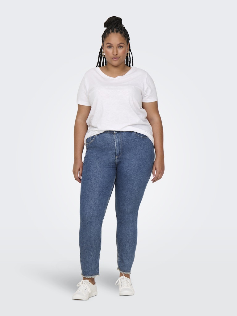 Only Carmakoma - Jeans donna curvy | carhush mid skinny ak rw dnm akm186