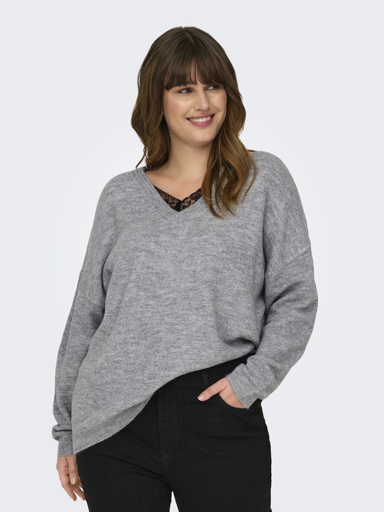 Only Carmakoma - Pullover - Donna curvy | carmanifesta ls revers.pullover knt bf