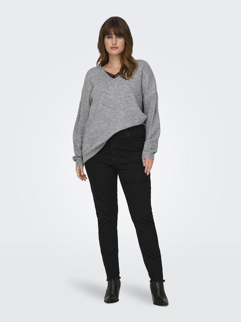 Only Carmakoma - Pullover - Donna curvy | carmanifesta ls revers.pullover knt bf