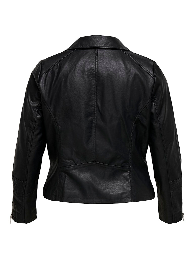 Only Carmakoma - Giacca - Donna curvy | caremmy faux leather biker noos