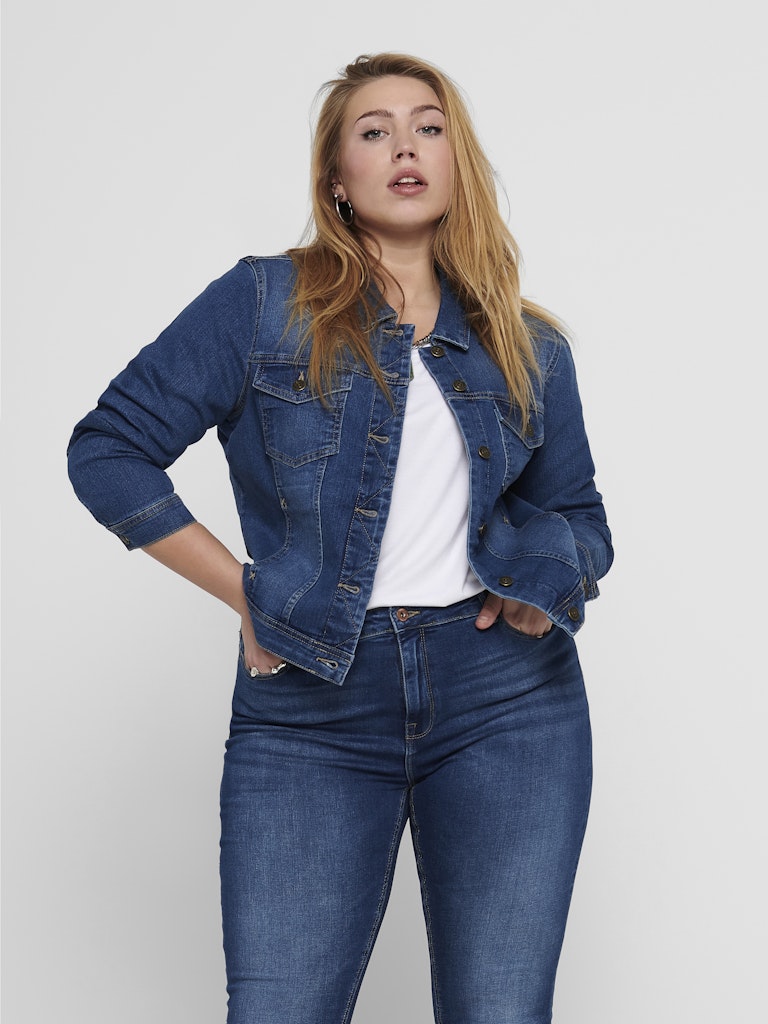 Only Carmakoma - Giacca donna curvy | carwespa life denim jacket mbd noos