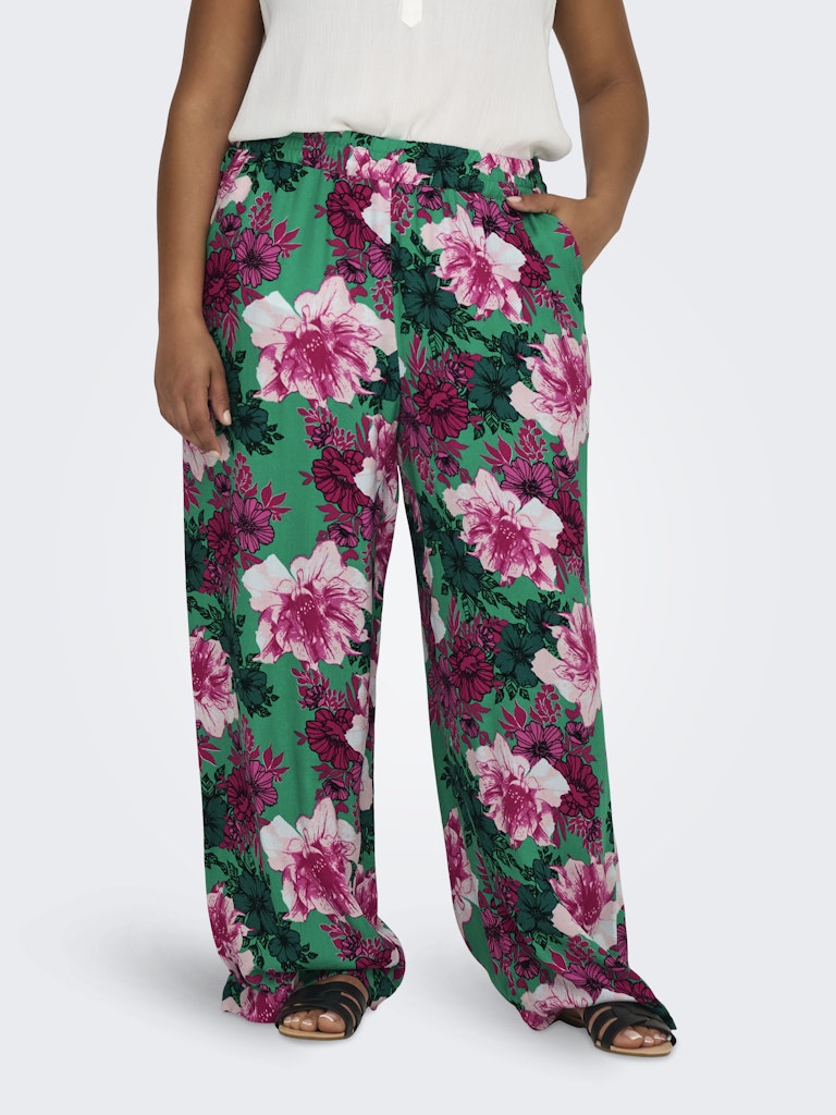 Only Carmakoma - Pantalone - Donna curvy | carclea life palazzo pants aop