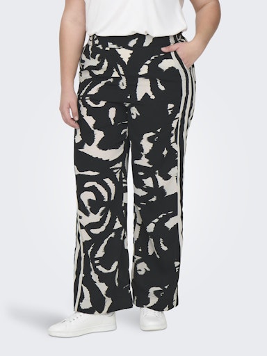Only Carmakoma - Pantalone - Donna curvy | carnicon life wide pants aop