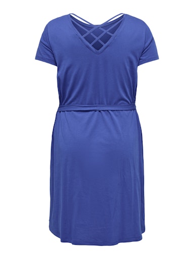 Only Carmakoma - Vestito midi - Donna curvy | carmay life s/s blk dress jrs
