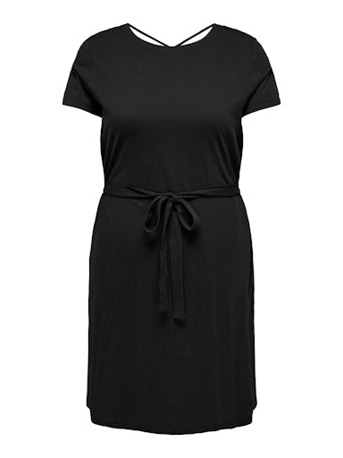 Only Carmakoma - Vestito midi - Donna curvy | carmay life s/s blk dress jrs