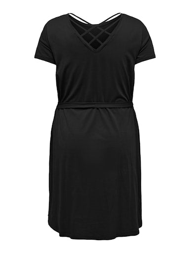 Only Carmakoma - Vestito midi - Donna curvy | carmay life s/s blk dress jrs