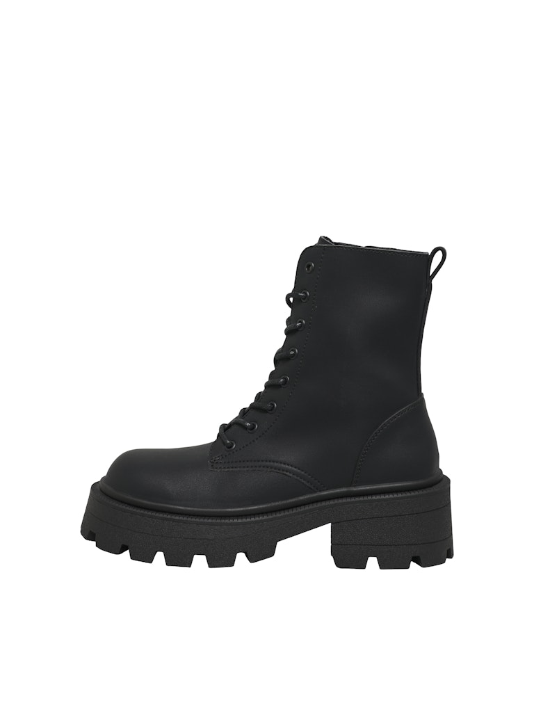 Only shoes - Stivali - Donna | onlbanyu-3 pu monochrome lace boot noos