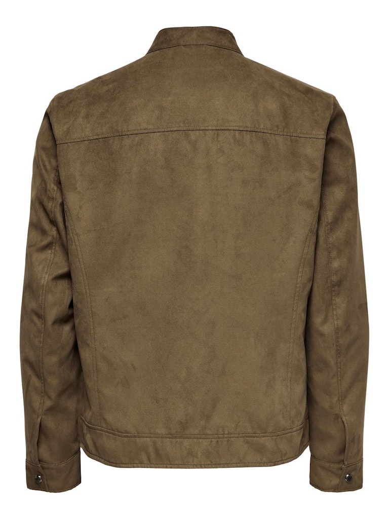 Only & Sons - Giubbotto Biker - Uomo | willow fake suede jacket otw noos