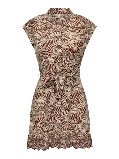 Only - Abito donna | onllou life emb s/s shirt dress ptm