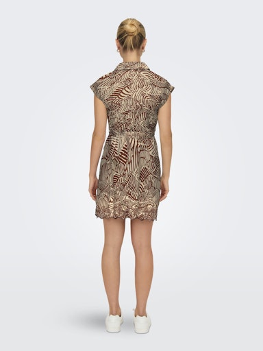 Only - Abito donna | onllou life emb s/s shirt dress ptm