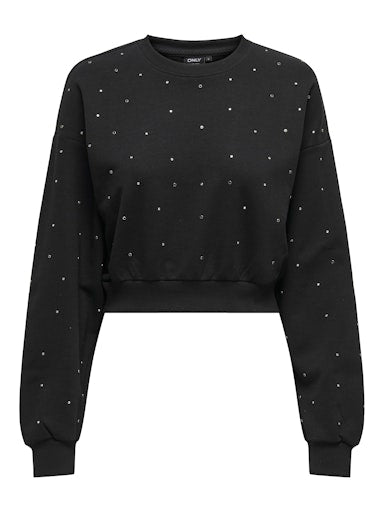 Only - Felpa donna | onlglobe l/s o-neck ub swt