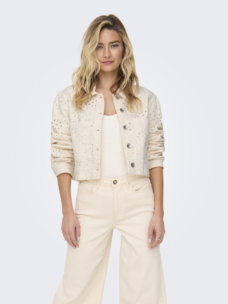 Only - Giubbino - Donna | onlelsa short crochet jacket otw