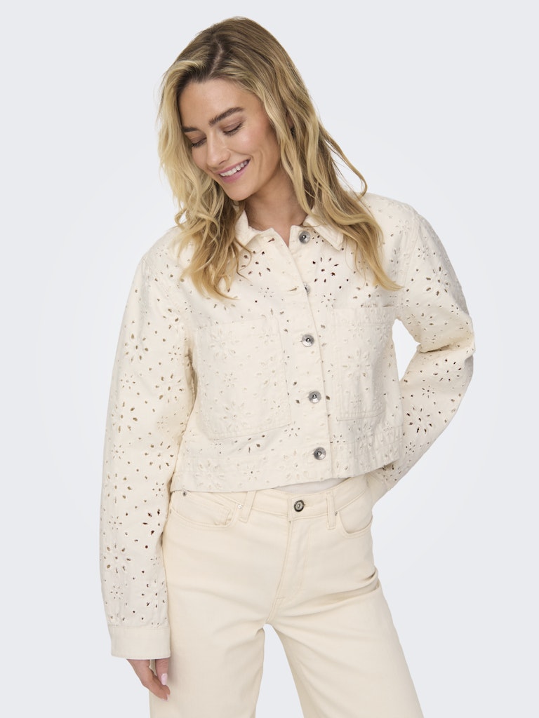 Only - Giubbino - Donna | onlelsa short crochet jacket otw