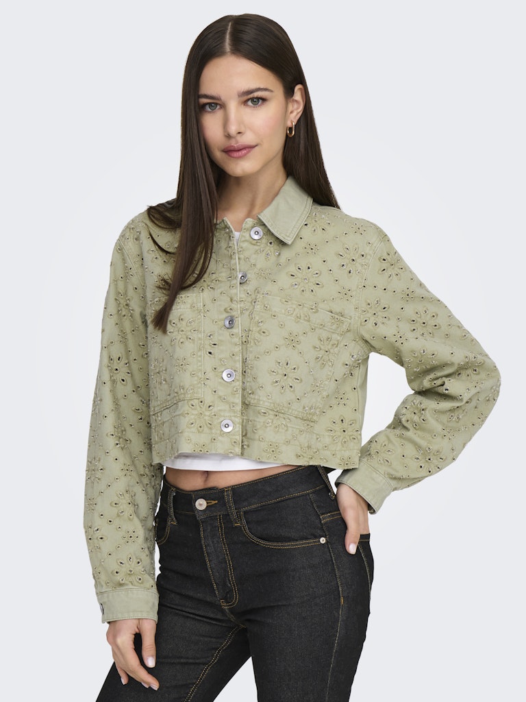 Only - Giubbino - Donna | onlelsa short crochet jacket otw
