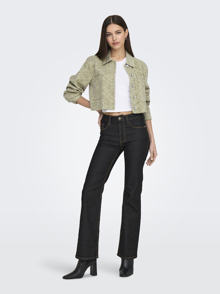 Only - Giubbino - Donna | onlelsa short crochet jacket otw