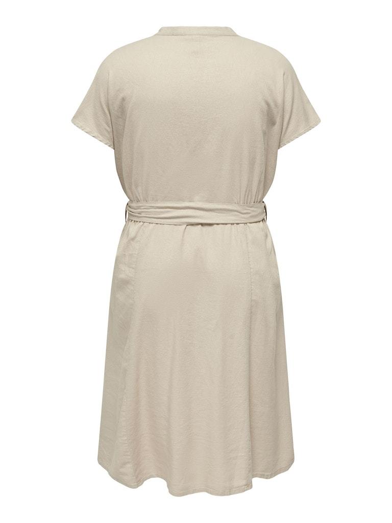 Only Carmakoma - Vestito Chemisier - Donna curvy | carcaro s/s linen calf shirt dress tlr