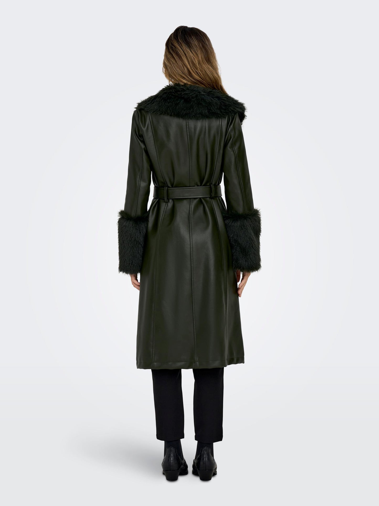 Cappotto Onlpoppy Faux Leather Coat Otw Only