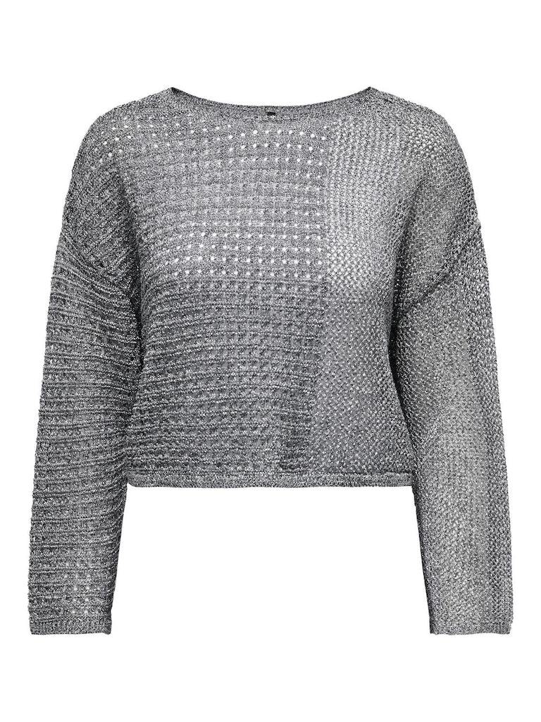 Only - Pullover donna | onlnora ls short glitter oneck knt