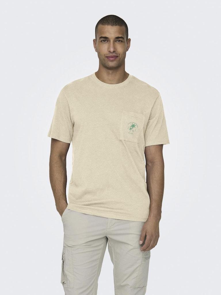 Only & Sons - T-shirt - Uomo | onskristopher reg pocket ss tee