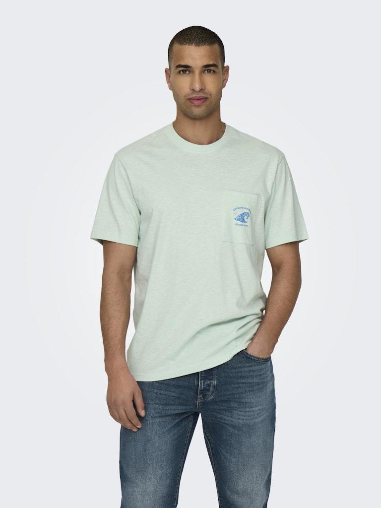 Only & Sons - T-shirt - Uomo | onskristopher reg pocket ss tee