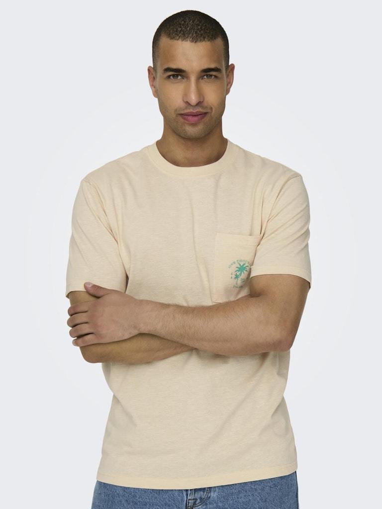 Only & Sons - T-shirt - Uomo | onskristopher reg pocket ss tee