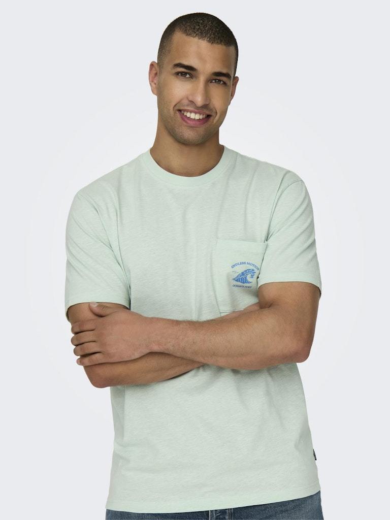 Only & Sons - T-shirt - Uomo | onskristopher reg pocket ss tee