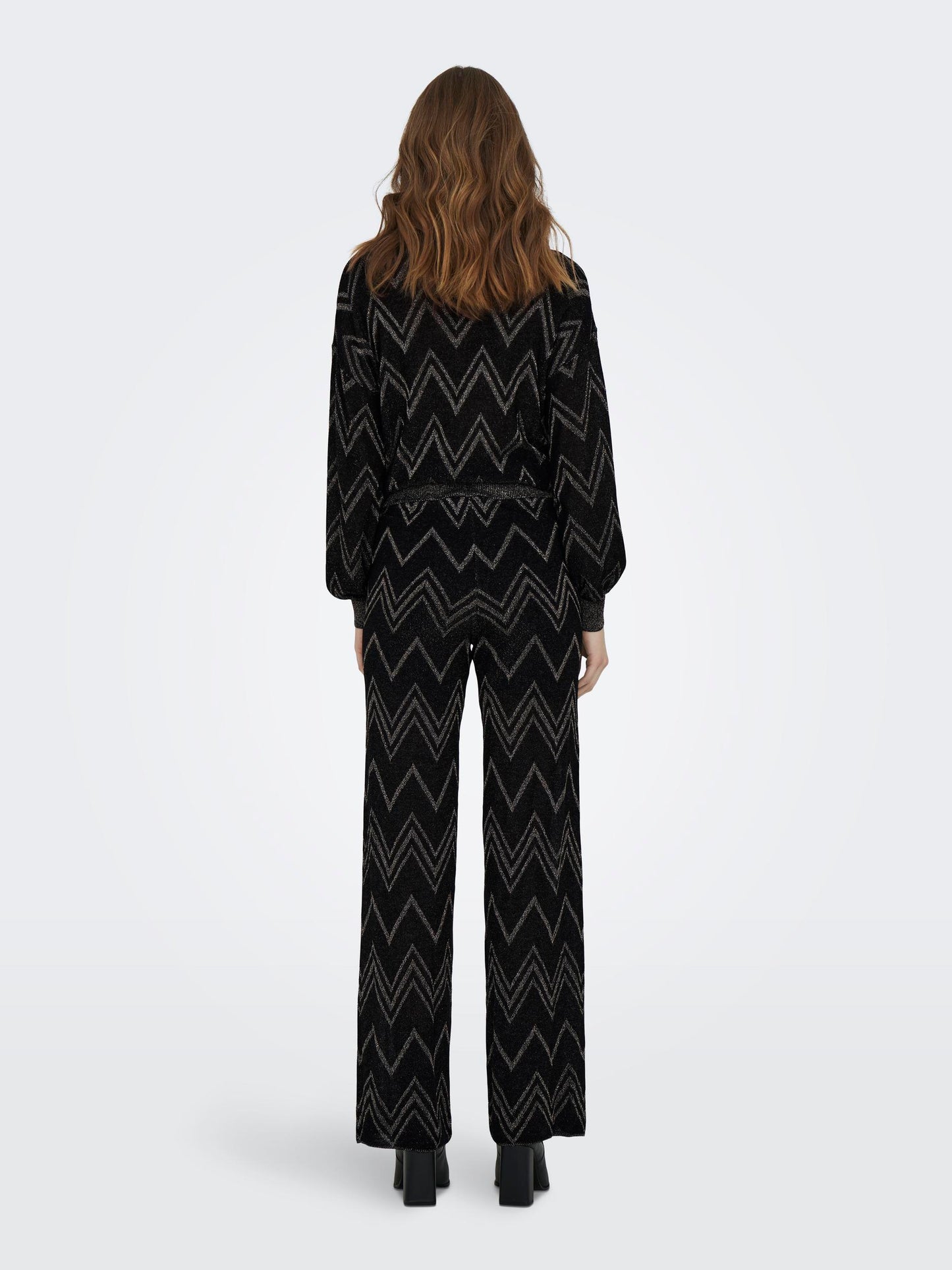 Only - Pantalone donna | onlnicole life glitter pants knt